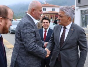 Vali Makas, Çilimli Merkez Camii İnşaatını İnceledi