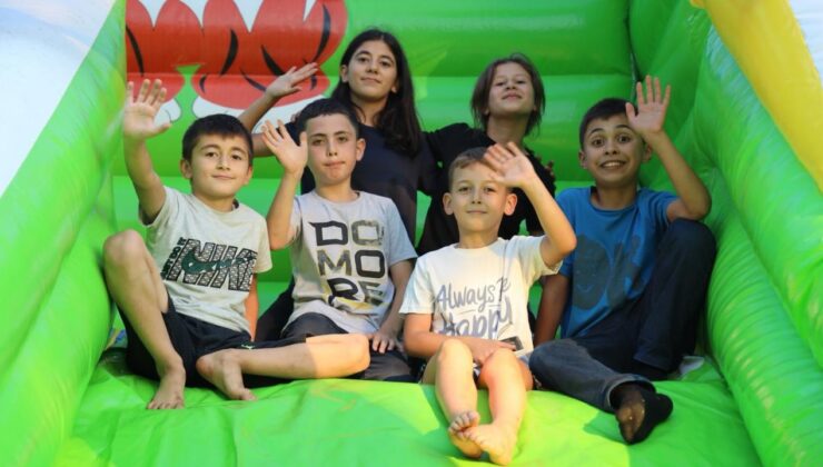 Akbıyıklar Köyü’nde Açık Hava Sineması Keyfi